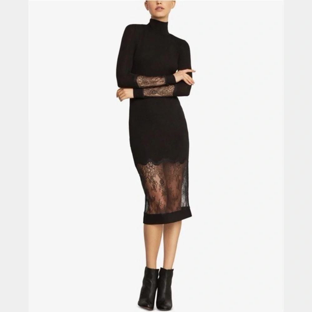 BCBG Lace-Trim Sheath  Dress NWT